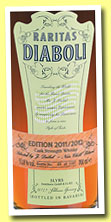 Raritas Diaboli ‘Edition 2011/2012’ (53.8%, OB, Slyrs, Germany, 1396 bottles)
