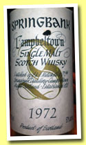 Springbank 1972 (57%, OB, Taiwan, +/-1992)