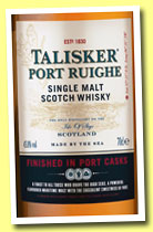 Talisker 'Port Ruighe' (45.8%, OB, 2013)