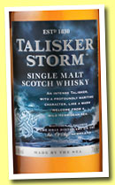 Talisker 'Storm' (45.8%, OB, 2013)