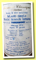 Tobermory 39 yo 1972/2012 (49.9%, Alambic Classique, oloroso sherry cask, cask #12307, 139 bottles) 