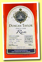 Uitvlugt 23 yo 1989/2012 (54.9%, Duncan Taylor, Guyana, 305 bottles)