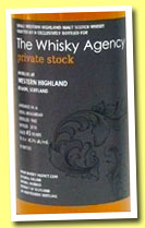 Western Highland 45 yo 1965/2010 (45.7%, The Whisky Agency, Private Stock, refill hogshead, 98 bottles)