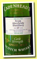 Aberfeldy 17 yo 1978/1995 (57.9%, Cadenhead's Authentic Collection)