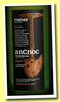 AnCnoc 'rutter' (46%, OB, peated, 11ppm, 2014)