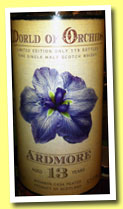 Ardmore 13 yo (57%, Jack Wiebers, World of Orchids, 2013)