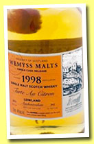 Auchentoshan 1998/2013 'Tarte au Citron' (46%, Wemyss Malts, barrel, 342 bottles)