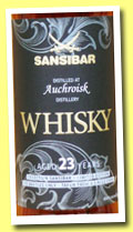 Auchroisk 23 yo 1990//2013 (49.8%, Sansibar)