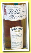 Bruichladdich 22 yo 1969 'The Stillman's Reserve' (43%, OB, +/-1991)