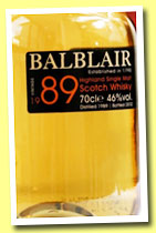 Balblair 1989/2013 (46%, OB)