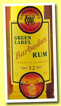 Barbados 12 yo (46%, Cadenhead, Green Label, +/-2012)