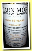 Blair Athol 15 yo 1998/2013 (46%, Càrn Mor, hogshead, 2 casks, 736 bottles)