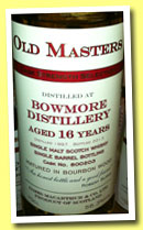 Bowmore 16 yo 1997/2013 (56.3%, James MacArthur, Old Masters, bourbon wood, cask #800203)
