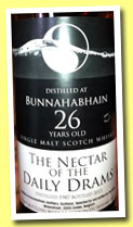 Bunnahabhain 26 yo 1987/2013 (62.5%, The Nectar of the Daily Drams, joint bottling with LMDW, pale version)