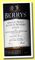 Bunnahabhain 24 yo 1988/2013 (49.8%, Berry Bros & Rudd, sherry, cask #4111)