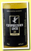 Campbeltown Loch 21 yo (46%, OB, +/-2013)
