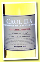 Caol Ila 'Stitchell Reserve' (59.6%, OB, Special Releases, 2013)