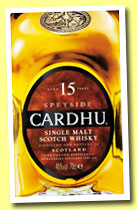 Cardhu 15 yo (40%, OB, +/-2013)