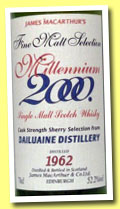 Dailuaine 1962/2000 (52.2%, James MacArthur, Millennium, sherry)
