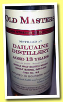 Dailuaine 13 yo 2000/2013 (61.3%, James MacArthur, Old Masters, bourbon, cask #82)