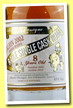 Galion 8 yo 2002 (45%, Alambic Classique, Martinique, +/-2011)