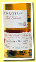 Glen Garioch 20 yo 1991/2012 (54.6%, A.D. Rattray, bourbon hogshead, cask #4454, 238 bottles)