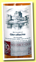 Glenallachie 8 yo 2004/2013 (53.5%, Whisky-Doris, 10th Anniversary, sherry butt, 377 bottles)