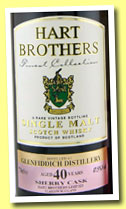 Glenfiddich 40 yo 1964/2005 (47.5%, Hart Brothers, sherry cask)