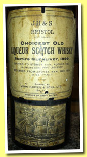 Smith's Glenlivet 1899/1914 'Port Jackson Vat' (John Harvey & Sons, Choicest Old Liqueur Scotch Whisky)