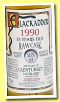 Glenturret 15 yo 1990/2005 (51.7%, Blackadder, Raw Cask, hogshead, cask #1239, 308 bottles)
