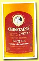 Glenugie 27 yo 1973/2000 (54.2%, Chieftain's Choice, bourbon barrel, casks #6543/6547, 317 bottles)