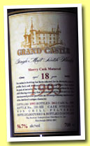 Grand Castle 18 yo 1993/2012 (56.7%, The Scottish Independent Distillers Co., sherry cask, cask #3598, 600 bottles)
