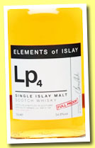 LP4 (54.8%, Speciality Drinks Ltd, Elements of Islay, 2013)