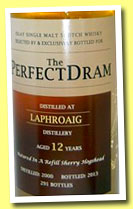 Laphroaig 12 yo 2000/2013 (51.7%, The Perfect Dram, refill sherry)