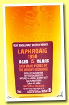 Laphroaig 15 yo 1998/2013 (60.8%, Signatory for The Whisky Exchange, refill sherry, cask #700393, 551 bottles)