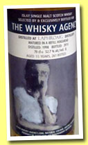 Laphroaig 15 yo 1998/2013 (52.7%, The Whisky Agency, refill hogshead, 261 bottles)