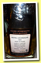 Royal Lochnagar 20 yo 1991/2011 (54.8%, Signatory, refill butt, cask #374, 577 bottles)