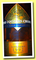 Longmorn 19 yo 1992/2012 (58.2%, Coopers Choice, hogshead, cask #71779, 270 bottles)