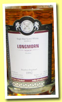 Longmorn 21 yo 1992/2013 (54.2%, Malts of Scotland, bourbon hogshead, cask #MoS 13014, 224 bottles)