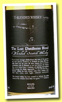 The Lost Distilleries Blend (50.9%, The Blended Whisky Company, batch #4, 97 bottles, 2014)