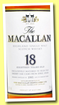 Macallan 18 yo 1995 'Sherry Oak' (43%, OB, +/-2013)