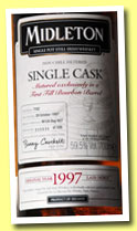 Midleton 1997/2013 (59.5%, OB, LMDW, 1st Fill Bourbon Cask, cask #7102, 228 bottles)