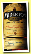 Midleton 'Very Rare 2013' (40%, OB, Irish blend)