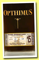 Opthimus 15 yo (38%, Oliver & Oliver, Dominican Republic, +/-2013)