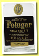 Polugar 'Single Malt Rye' (38.5%, OB, Poland, unaged, +/-2013)
