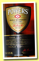 Powers 'Gold Label' (43.2%, OB, Irish blend, +/-2013)