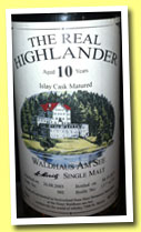 The Real Highlander 10 yo 2003/2013 (46%, Waldhaus am See, Switzerland, cask #2, 321 bottles)
