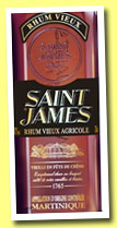 Saint James 'rhum vieux agricole' (42%, OB, Martinique, +/-2013)