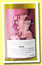 Speyside 19 yo 1994/2013 (55.7%, Spirit of Caledonia, refill sherry hogshead, cask #478, 265 bottles)