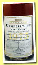 Springbank 1975 (46%, OB for Tesco, early to mid-1990s)
